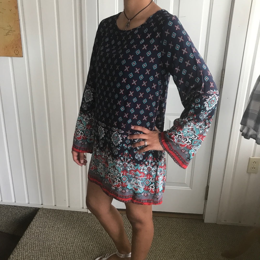 Navy colorful Tunic